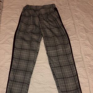 Plaid trousers
